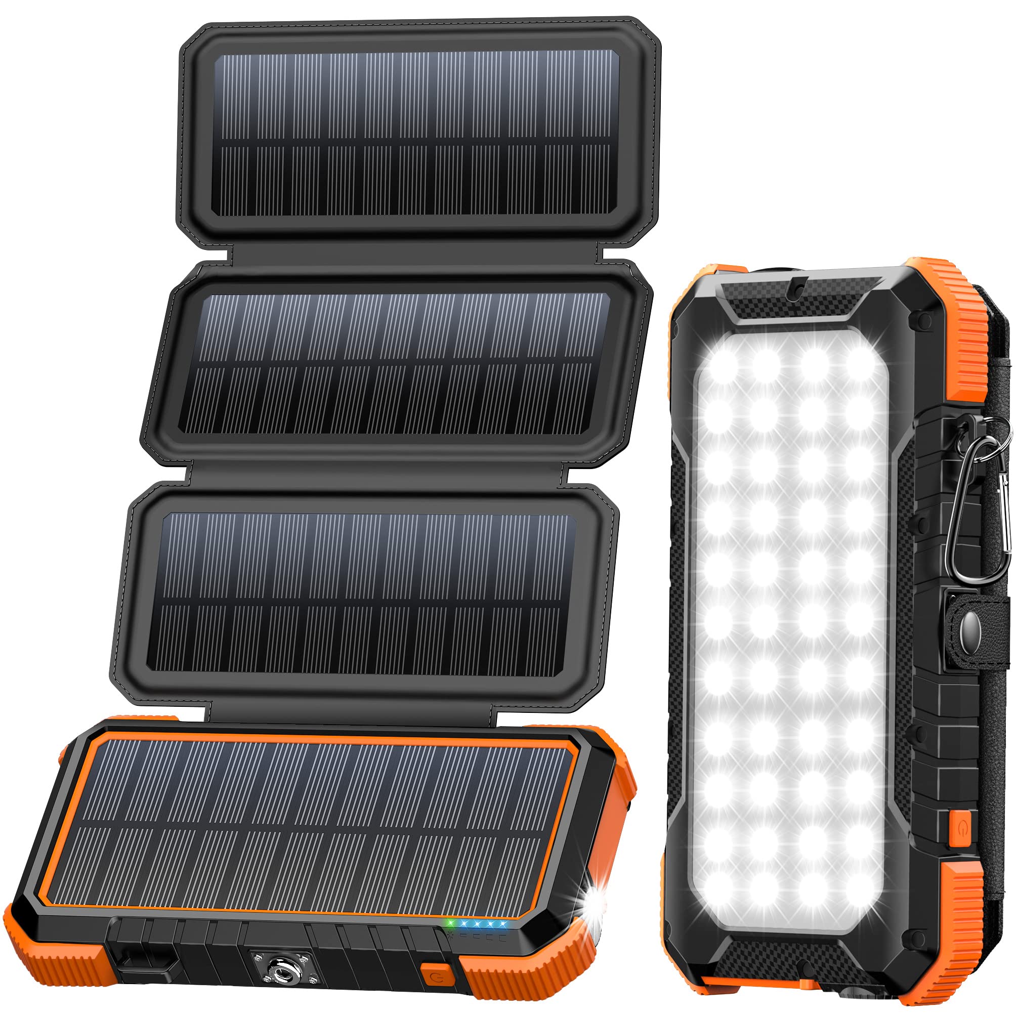 BLAVOR Solar Charger Power Bank, PD 18W Fast Charging 20000mAh
