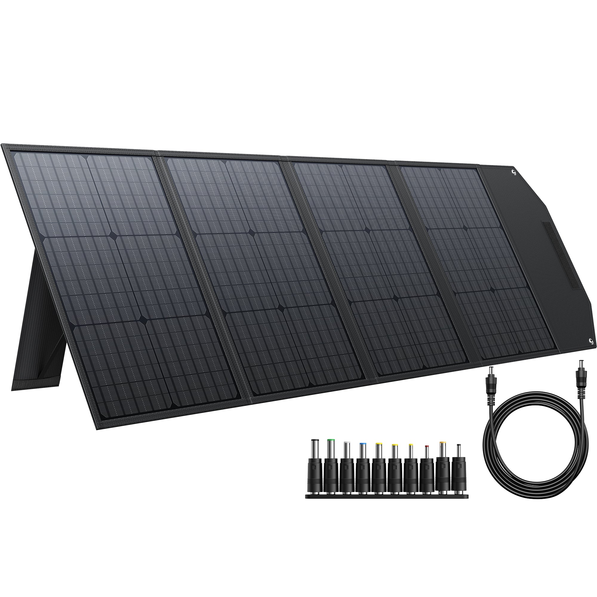 BLAVOR 120W Portable Solar Panels PD45W QC3.0 Fast Solar Charger DC18V 6.67A USB A&C Output Compatible with Power Stations, Solar Generators, Phones,
